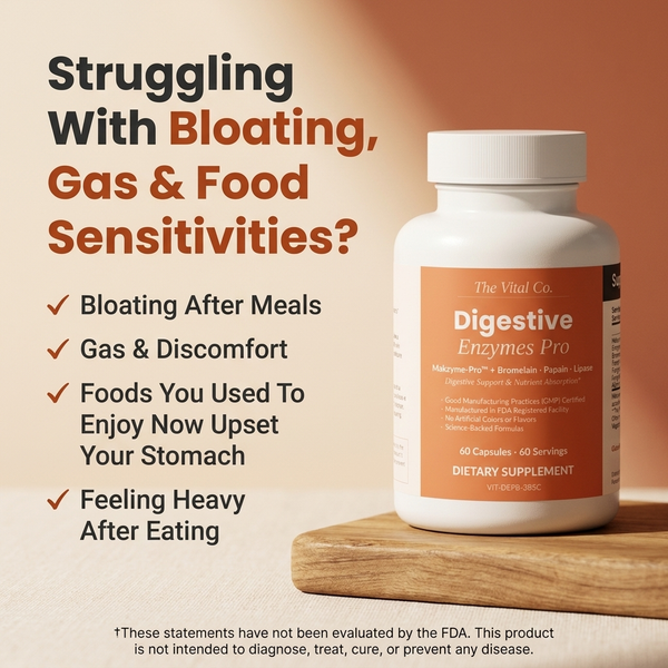 Vital Digestive Enzyme Pro — bloating and digestion support